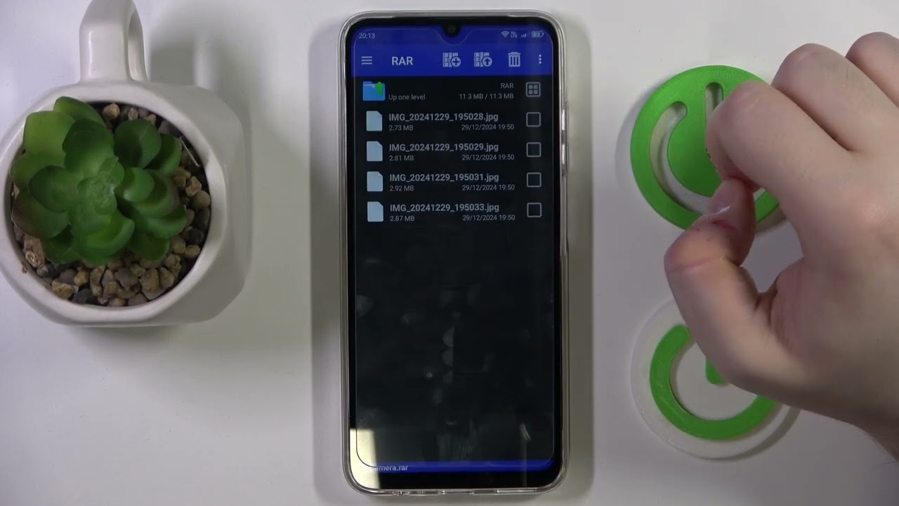 How to Unpack RAR Archive on ZTE Blade A55