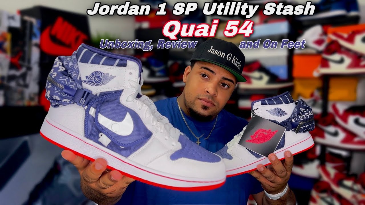 Jordan 1 Utility Q - Unboxing, Review and On Feet - YouTube