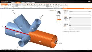 Structural design of a 3D tubular node (EN)