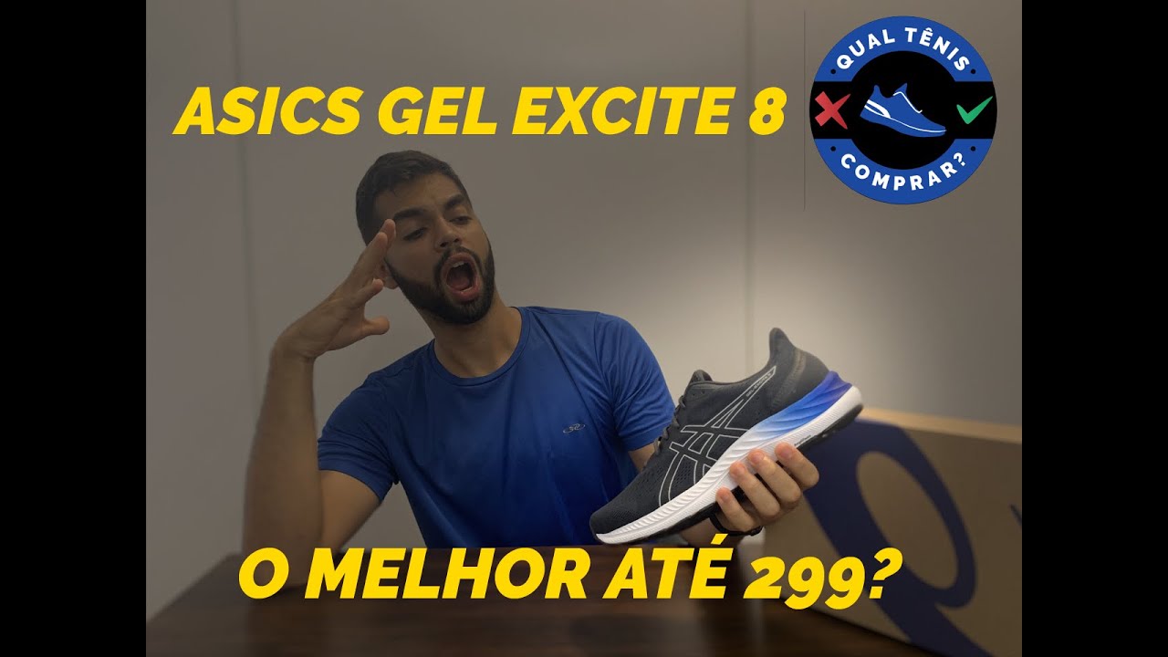 tênis asics gel excite 8 masculino avaliações