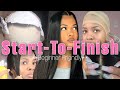 *EASY* STEP-BY-STEP Wig Install (Plucking, Bleaching Knots, Styling)  ft BGMGirl Hair 💓