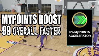 NBA 2K23 MyPoints Accelerator Reward Get 99 Overall and Attributes Faster!