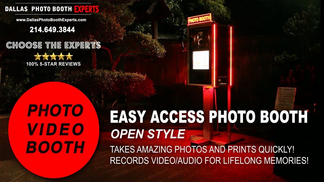 Dallas Tx Photo Booth Rental Video Booth Rental 360 Video Recording 360 Degree Photography