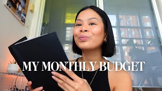 How I Budget for a New Month | bonus season, vacation + new office expenses (April Financial Reset)