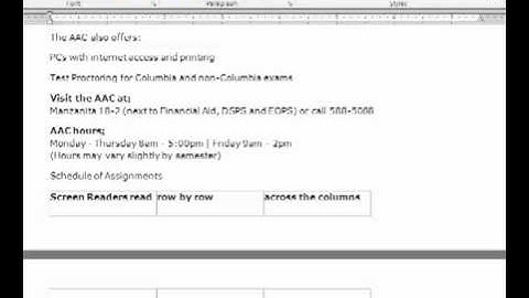 Making Word Documents Accessible - Universal Design