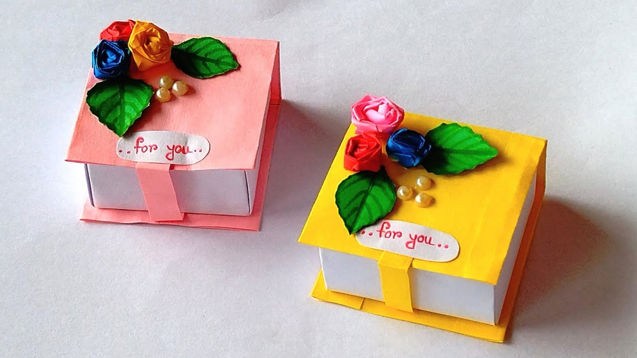 how to make - Diy Box, Gift Box, Origami Box, Box Craft, Birthday Gift ...