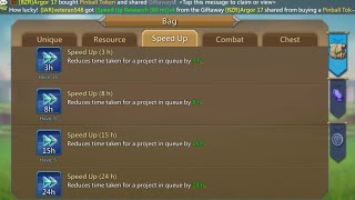 How to get lot of resources and speed ups in lords mobile 2026 f2p players #lordsmobile #olegthebest