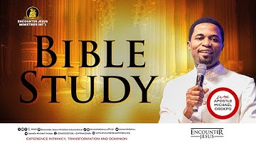 TUESDAY BIBLE STUDY | 31.10.2023 | Living by Faith | APOSTLE MICHAEL OROKPO