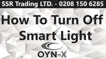 How to Turn Off Smart White Light of OYN-X - Eagle Starlight 24/7 Full Color Colour ColorVu Camera