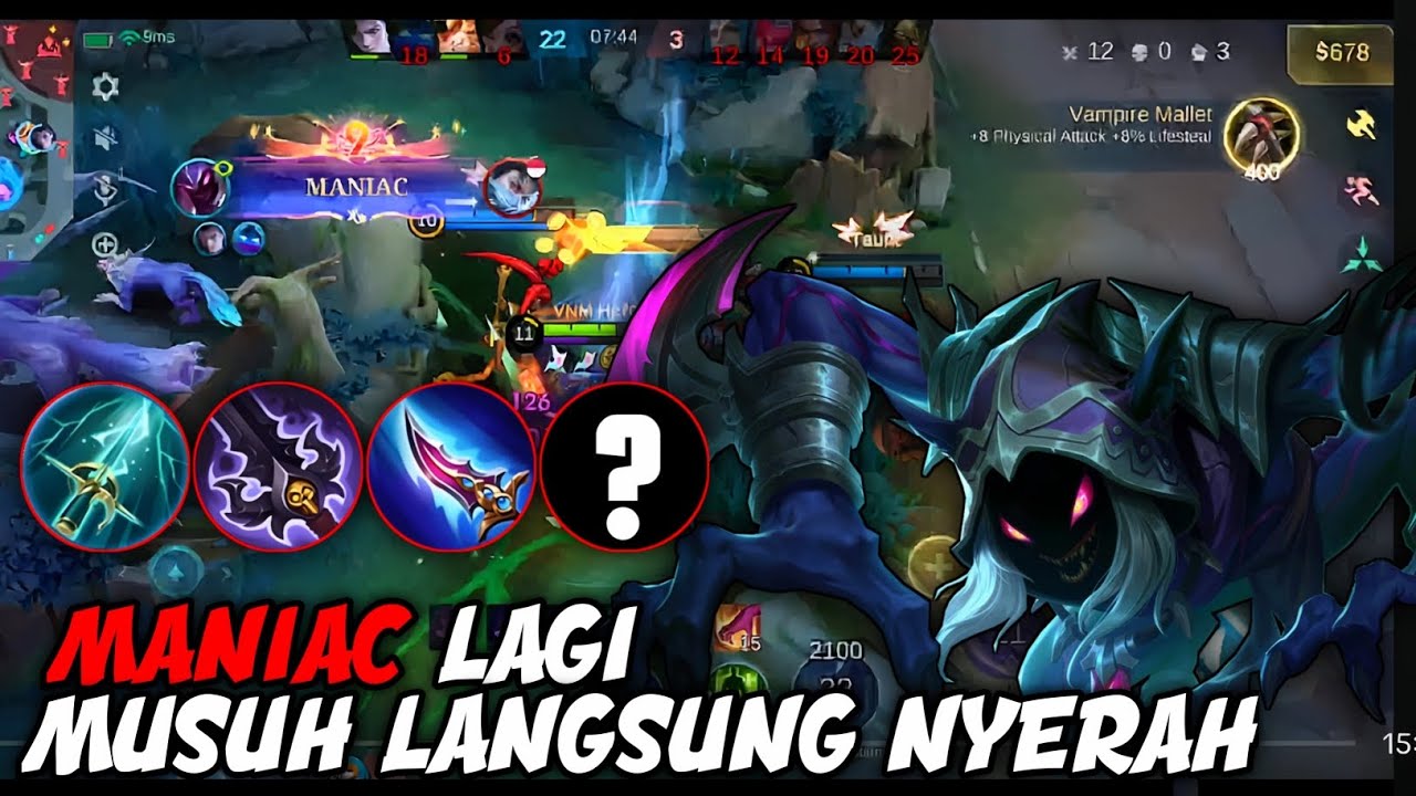 Gameplay Helcurt Barbar! Musuh Sampai Nyerah & Gak Bisa Main 😱🔥 | MLBB
