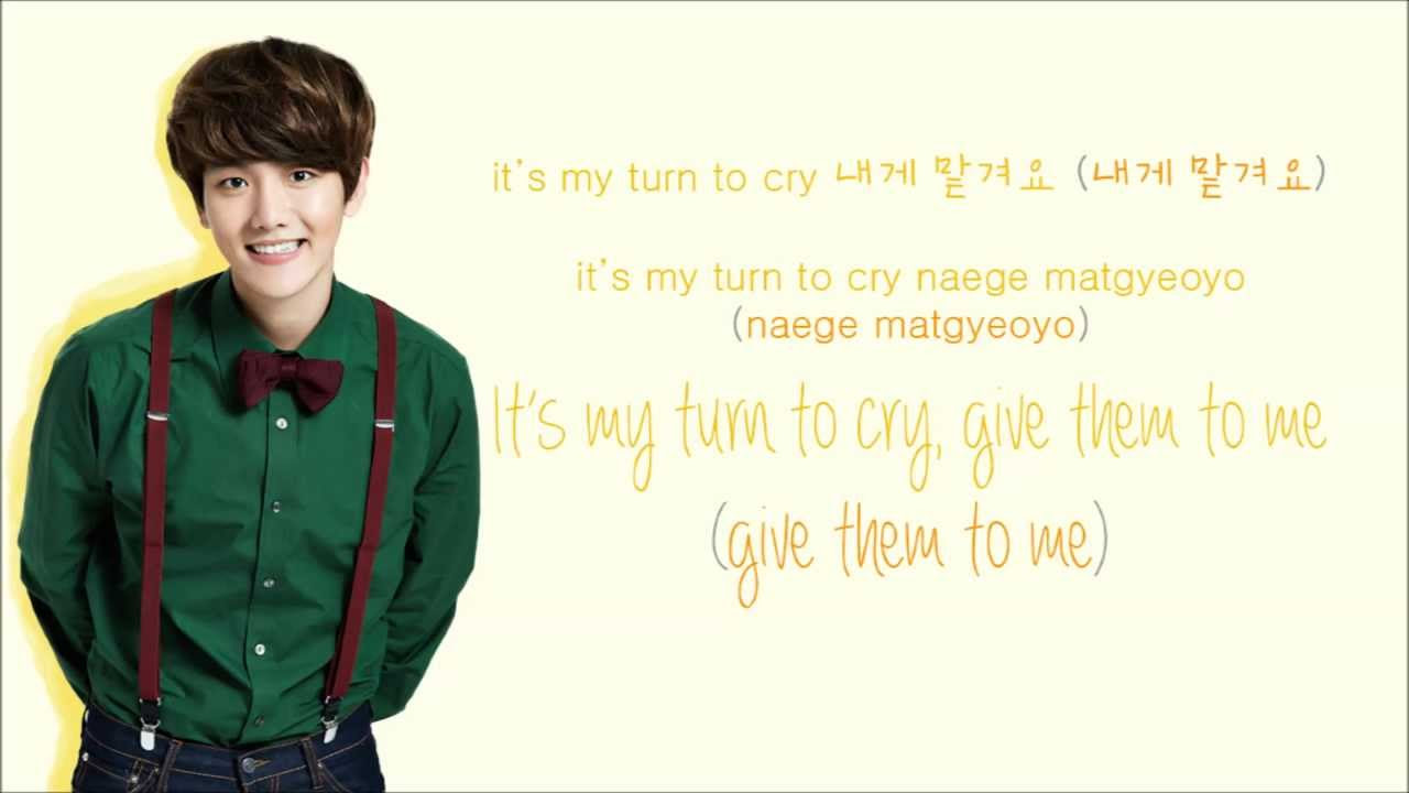 EXO   My Turn to Cry Korean Version Color Coded HangulRomEng Lyrics