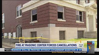 Burned BC Masonic Center forced to cancel events