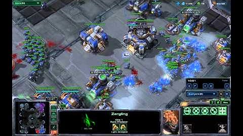 Starcraft 2 - Ramp Defense - 2v2  HD