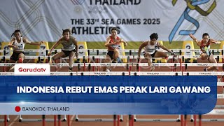 Indonesia Sapu Emas \u0026 Perak 100 Meter Gawang Putri SEA Games Thailand!