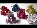 （ペーパーフラワー）簡単！かわいい！ミニ薔薇の作り方【DIY】(Paper Flower) Easy! Tiny! How to make mini roses