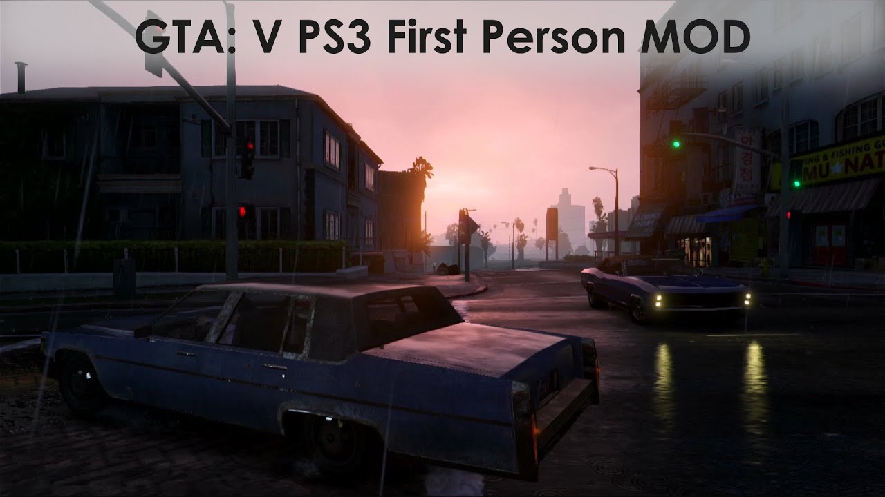 Gameplay PS3 - GTA: V First Person MOD (Instructions in Description) 