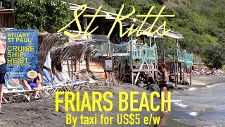 St Kitts, Friars Bay Beach and Shipwreck shack