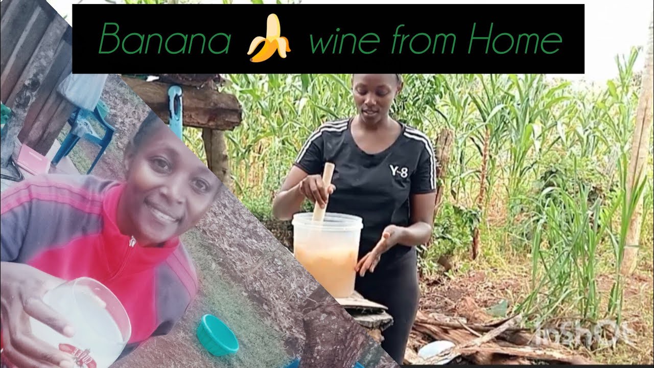 Как приготовить банановое вино 🍷 с нуля. Очень вкусно!