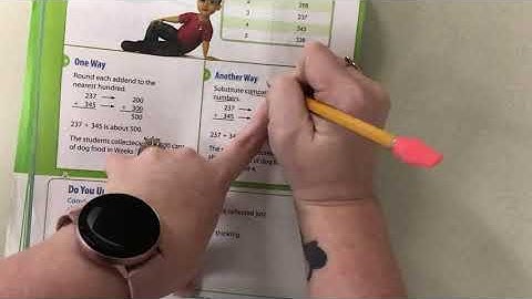 Lesson 2-2 estimating sums and differences