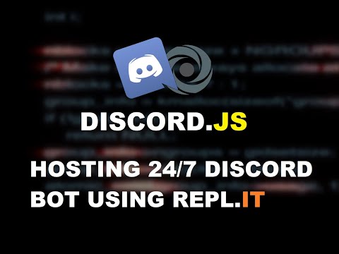 Hosting Discord Bot 24/7 with repl.it for free | repl.it | aestra tech | discord.js