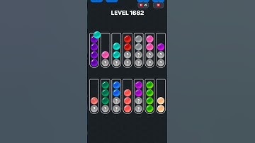 Ball Sort Puzzle nível 1682 #games #androidgameszone #gaming #puzzle #level #colors #gameplay #pop