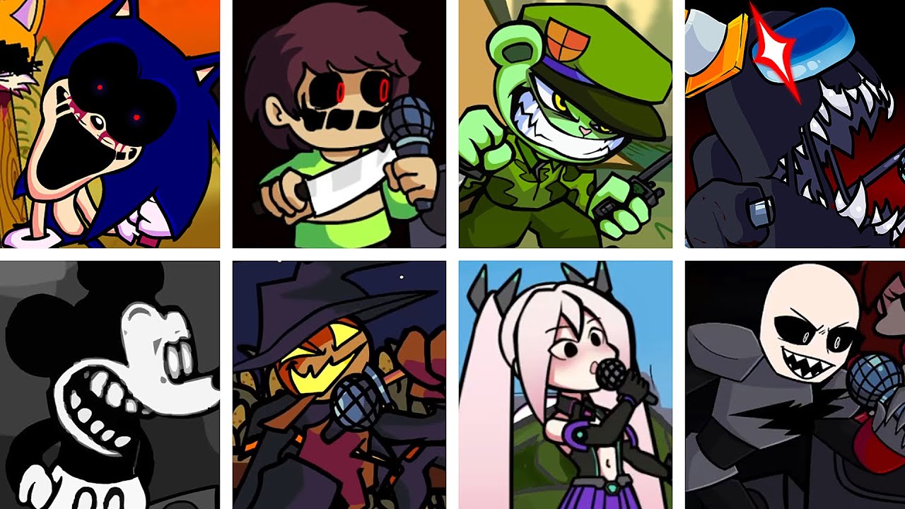 Too Slow but Every Turn Different Characters Sing It (FNF Too Slow but Everyone Sings It)