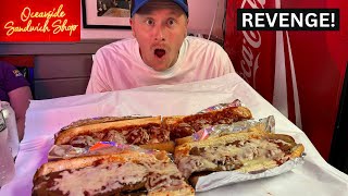 40 SUB CHALLENGE FOR THE CASH JACKPOT | FASTER THAN BEARD
Today Im at Oceanside Sandwich Shop in Hampton Falls, New Hampshire, attempting their Monstah Challenge! Challengers have 45 minutes to finish two of their giant 20 Monstah Sandwiches. Winners get the meal for free, go on the wall of fame, and get the progressive jackpot. If you are unsuccessful, you pay $40 for the meal and take home leftovers.
Do you think I could get some revenge on Beard Meats Food and beat his time and this challenge? Check out the video to find out!
Oceanside Sandwich Shop
27 Lafayette Rd
Hampton Falls, NH 03844
https://www.facebook.com/profile.php?id=61561310137062
Songs (Youtube Audio Library):
Stardrive
Frame of Mine
Whiskey
FOLLOW ME ON INSTAGRAM:
@nsklein05
https://www.instagram.com/nsklein05/?hl=en
FOLLOW ME ON FACEBOOK:
Nathan Klein Eats
https://www.facebook.com/profile.php?id=100085225011626
FOLLOW ME ON TIKTOK:
@nsklein05
https://www.tiktok.com/@nsklein05
Video disclaimer - Competitive eating can be dangerous. Do not attempt to re-enact or perform any activities performed in this video.
#food #foodie #foodchallenge 40 SUB CHALLENGE FOR THE CASH JACKPOT | FASTER THAN BEARD