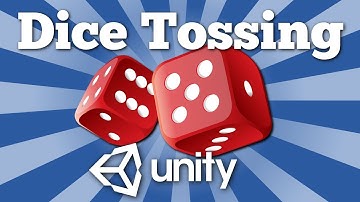How to create simple Dice Tossing game with Unity? Dice Roll Easy Unity 2D tutorial.