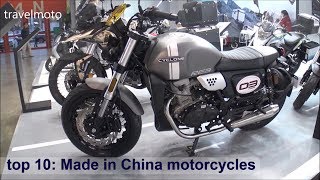 top 10: Made in China motorcycles 2019