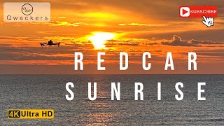 Redcar Sunrise#asmr #relaxing #sunrise #beach #sea #drone
