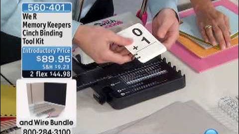 We R Memory Keepers Cinch Binding Tool Kit