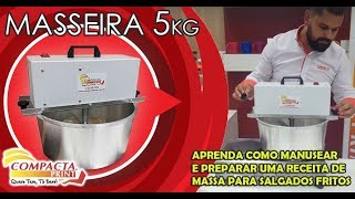 Massa Perfeita Para Modelar Salgados Fritos | Masseira 5kg | Compacta Print