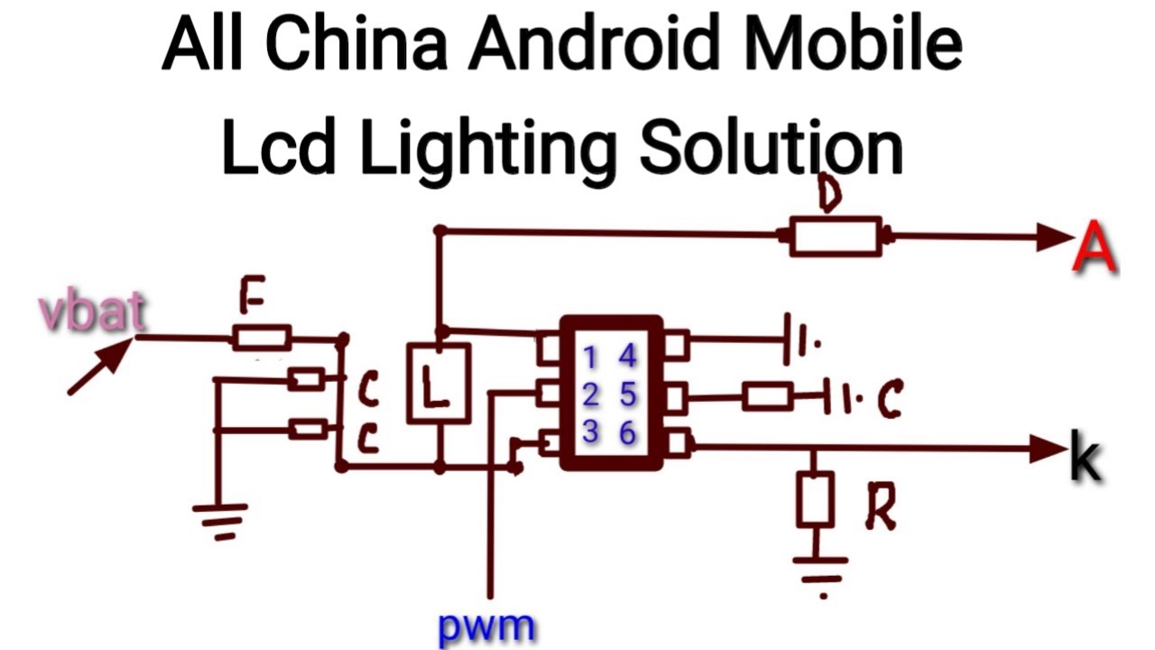 All android mobile lcd light ic problem.display light not working.Live