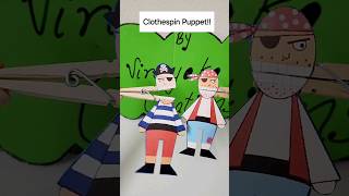 Puppets are fun, also easy to make, too!! #shorts #tutorial #tutorials
