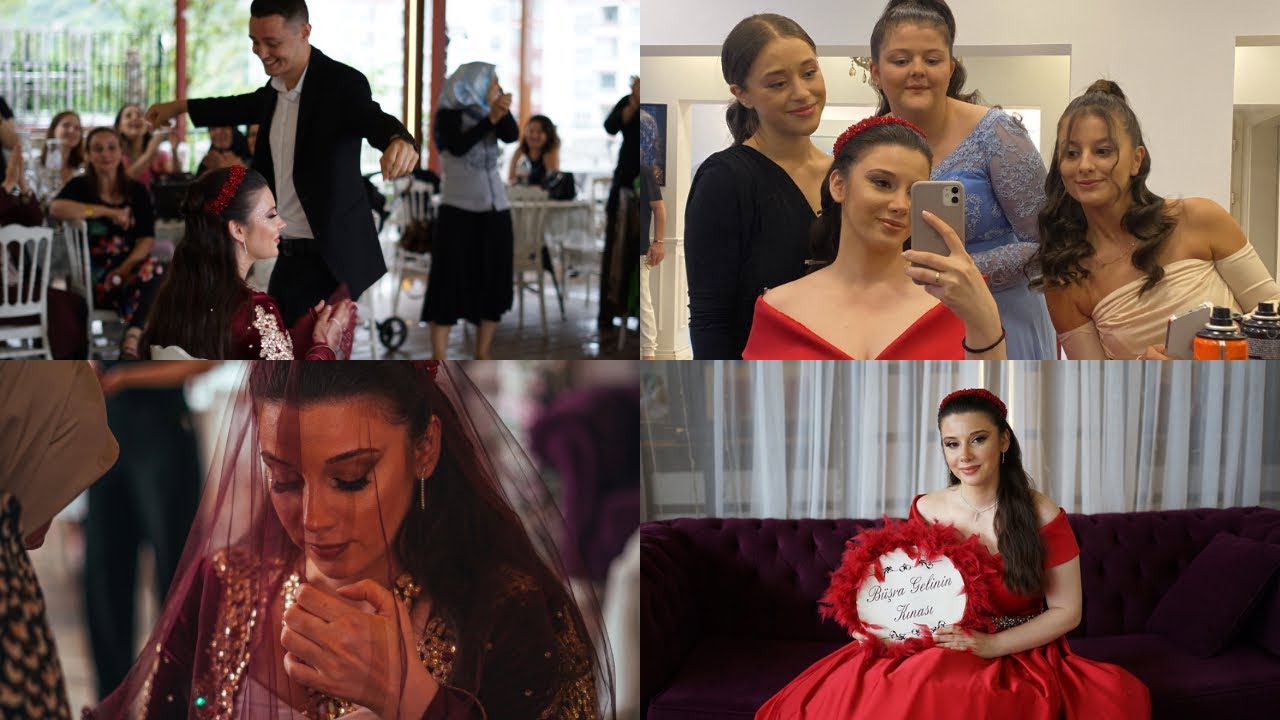 Kına Geceme Birlikte Hazırlanalım❤️💃🏻Elbisem Yandı🥲Kına Vlog❤️