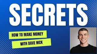 How To Make Money With Dave Nick by Side Hustle Income No views 1 month ago 33 seconds