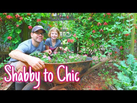 MUST SEE Garden HACK! WATCH What We Do With This OLD Rusty Wheelbarrow