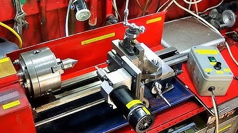 Machifit 500W Variable Speed Chinese Mini Lathe Index Drill Set-Up