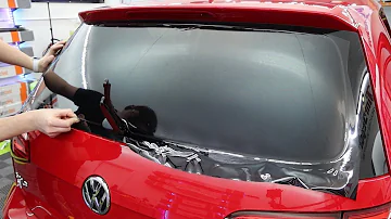 Back Window Tint VW GOLF Made EASY