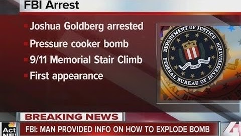 FBI Arrests 20-Year-Old Terrorist Joshua Goldberg