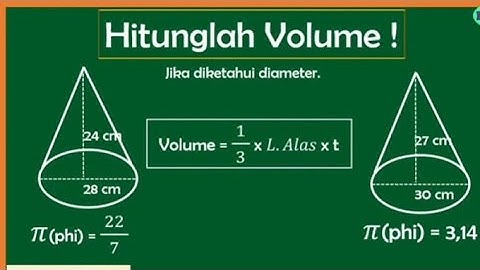 Rumus Menghitung Luas dan Volume Kerucut dengan Aplikasi Android All In One Calculator