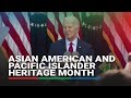 Biden commemorates Asian American and Pacific islander heritage month in reception speech