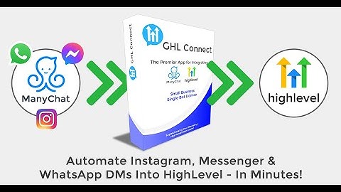 How to Integrate ManyChat, Instagram & WhatsApp Into GoHighLevel - With NO Code, NO Zapier