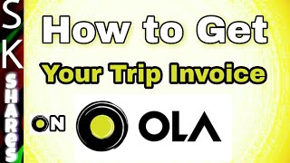 How to get your OLA Trip invoice using OLA app screenshot 4