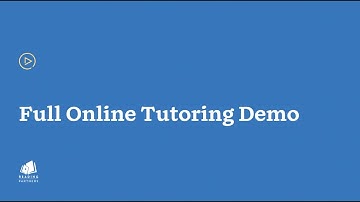 Full online tutoring demo