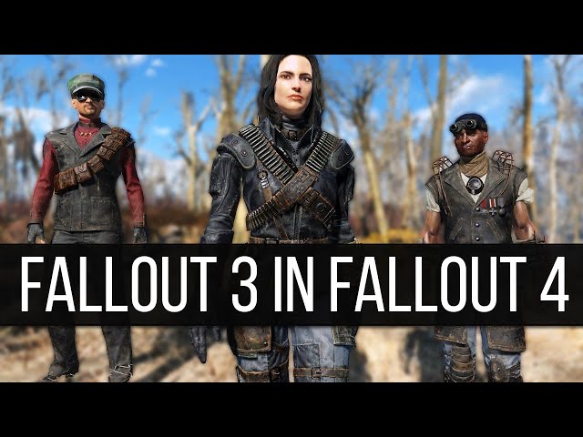 Fallout 4 Capital Wasteland FO3 Remake Mod Receives Brand-new Trailer  Showing off Pre-alpha Footage