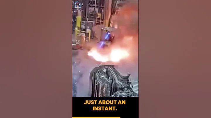 Forklift Driver Walks Away Unharmed After Causing Massive Explosion With Wet Aluminum In Furnace 💥😲