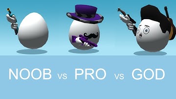 Noob VS Pro VS God|shell shockers