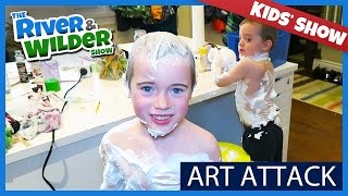 FAMILY ARTS AND CRAFT FUN | ART TIME ATTACK | TV FOR KIDS