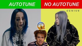 Cantanti Con Autotune Vs Voce Reale (Reaction)